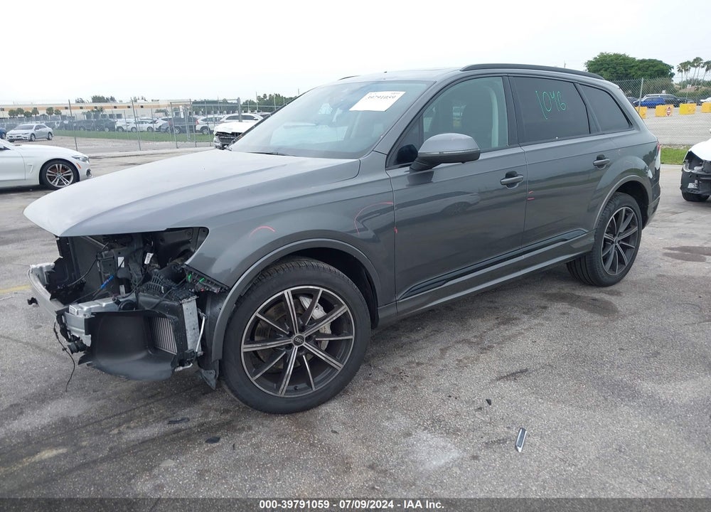 2021 AUDI Q7 PREMIUM PLUS 55 TFSI QUATTRO TIPTRONIC VIN: WA1LXAF77MD027739