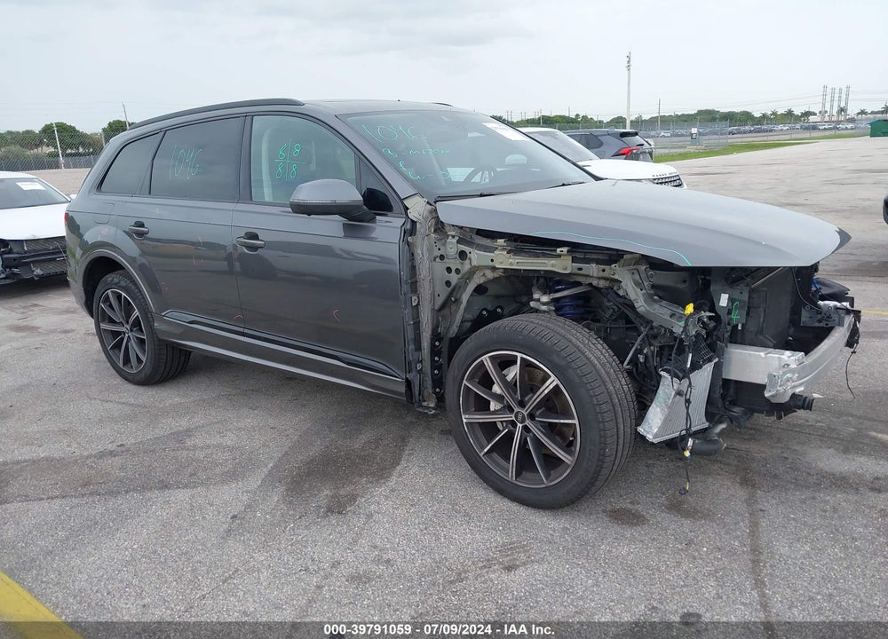 2021 AUDI Q7 PREMIUM PLUS 55 TFSI QUATTRO TIPTRONIC VIN: WA1LXAF77MD027739