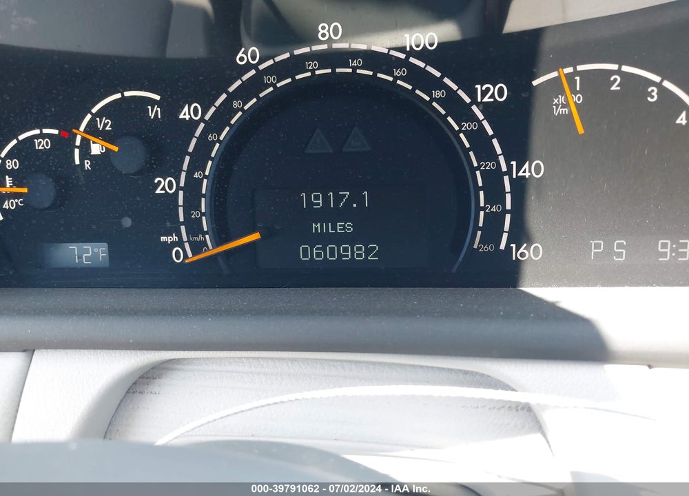 2004 MERCEDES-BENZ CL 500 VIN: WDBPJ75J04A039692