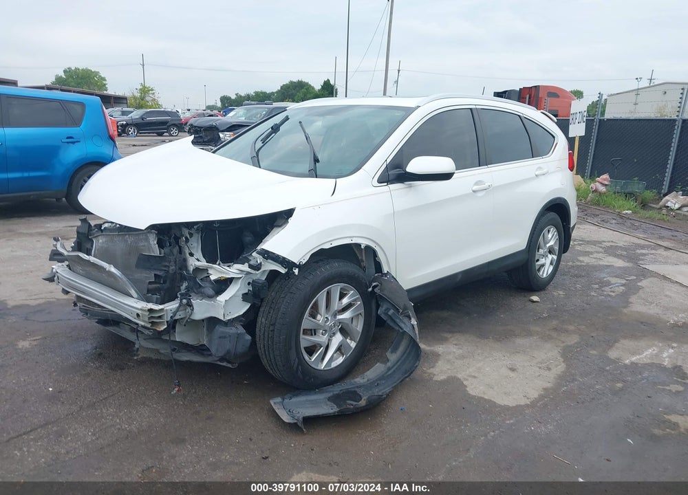 2016 HONDA CR-V EX-L VIN: 5J6RM3H76GL003339