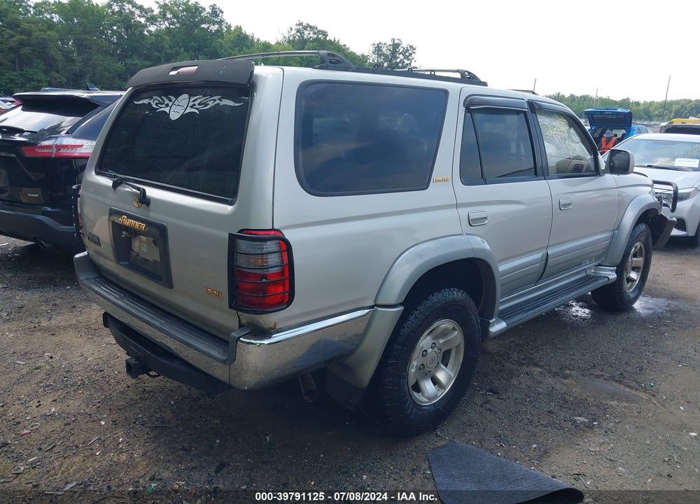 1998 TOYOTA 4RUNNER SR5 V6 LIMITED VIN: JT3HN87R6W9017885