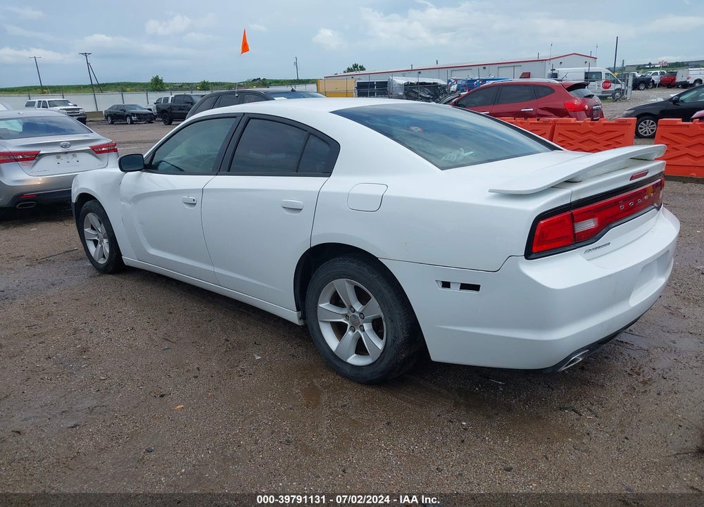 2012 DODGE CHARGER SE VIN: 2C3CDXBG7CH119656