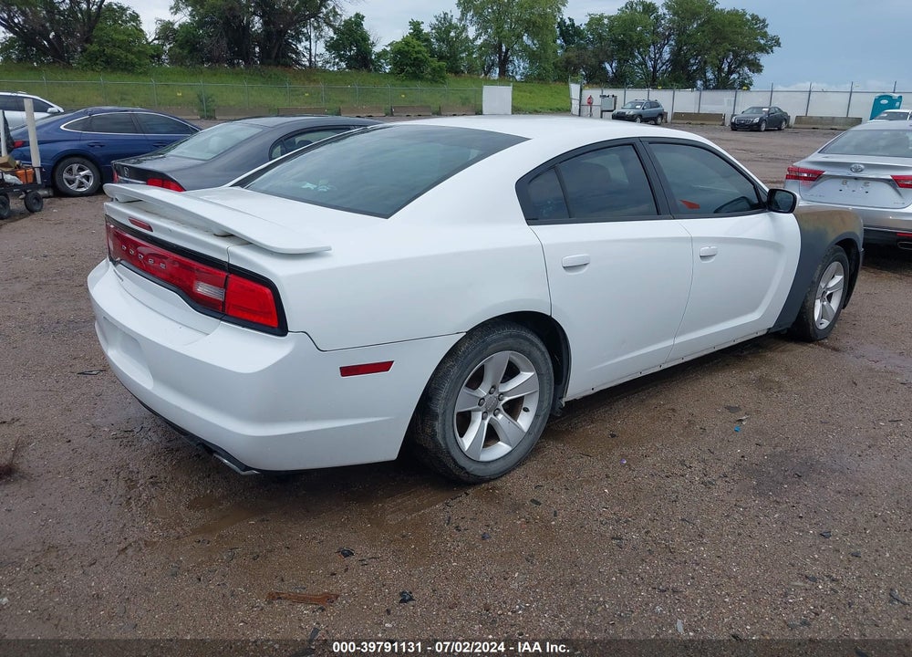 2012 DODGE CHARGER SE VIN: 2C3CDXBG7CH119656