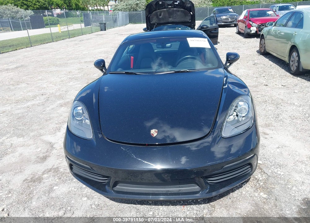 2018 PORSCHE 718 CAYMAN VIN: WP0AA2A88JS260105