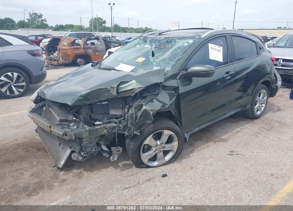 2016 HONDA HR-V EX-L VIN: 3CZRU5H72GM731251