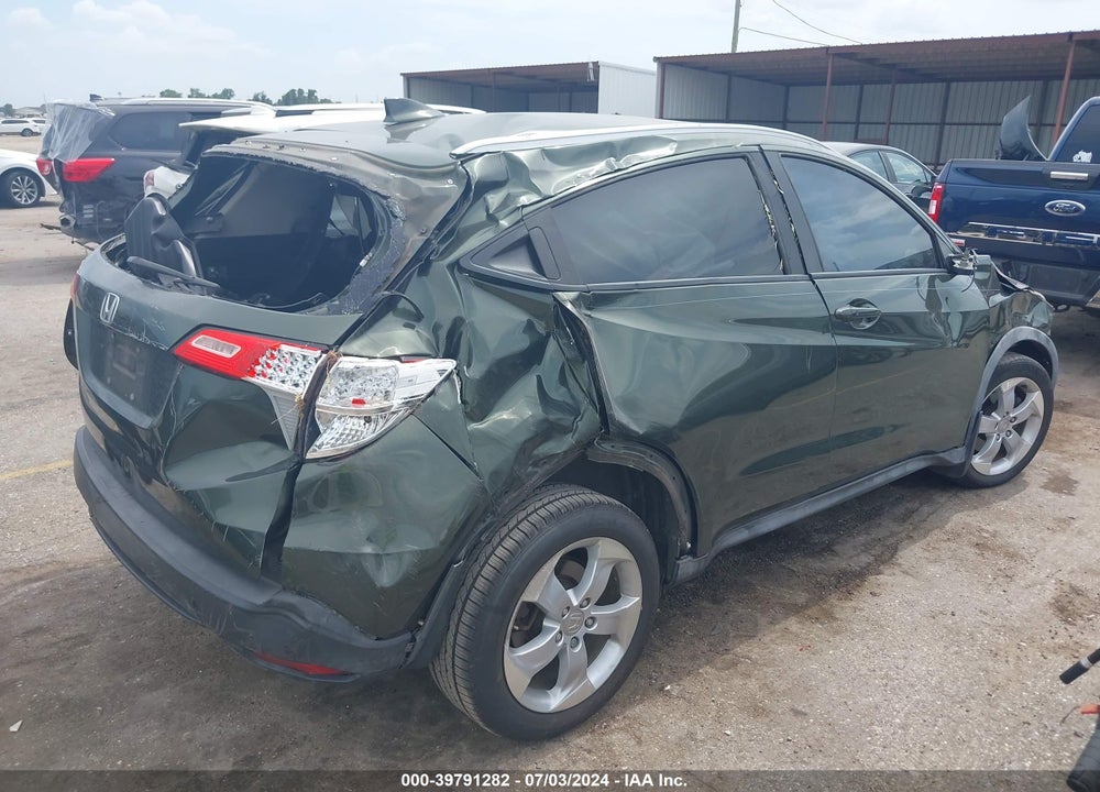 2016 HONDA HR-V EX-L VIN: 3CZRU5H72GM731251