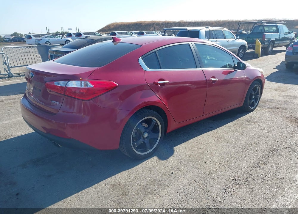 2014 KIA FORTE EX VIN: KNAFX4A87E5061824