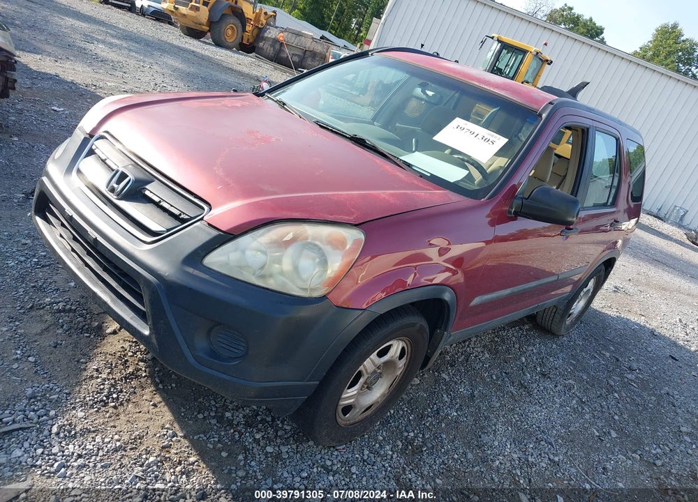 2005 HONDA CR-V LX VIN: SHSRD68535U307002