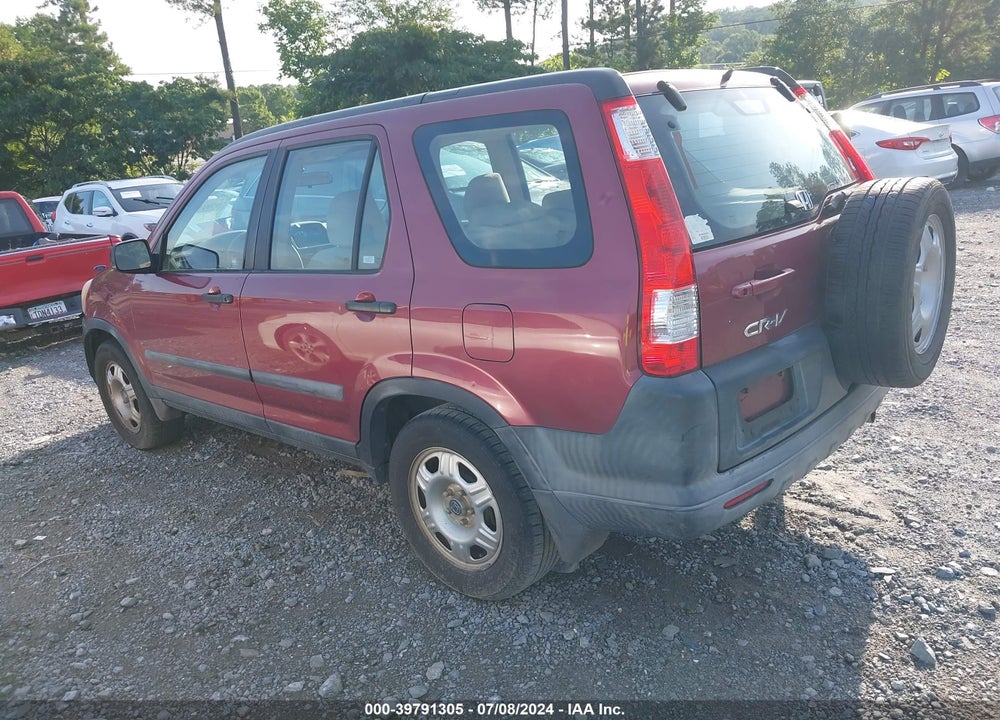 2005 HONDA CR-V LX VIN: SHSRD68535U307002