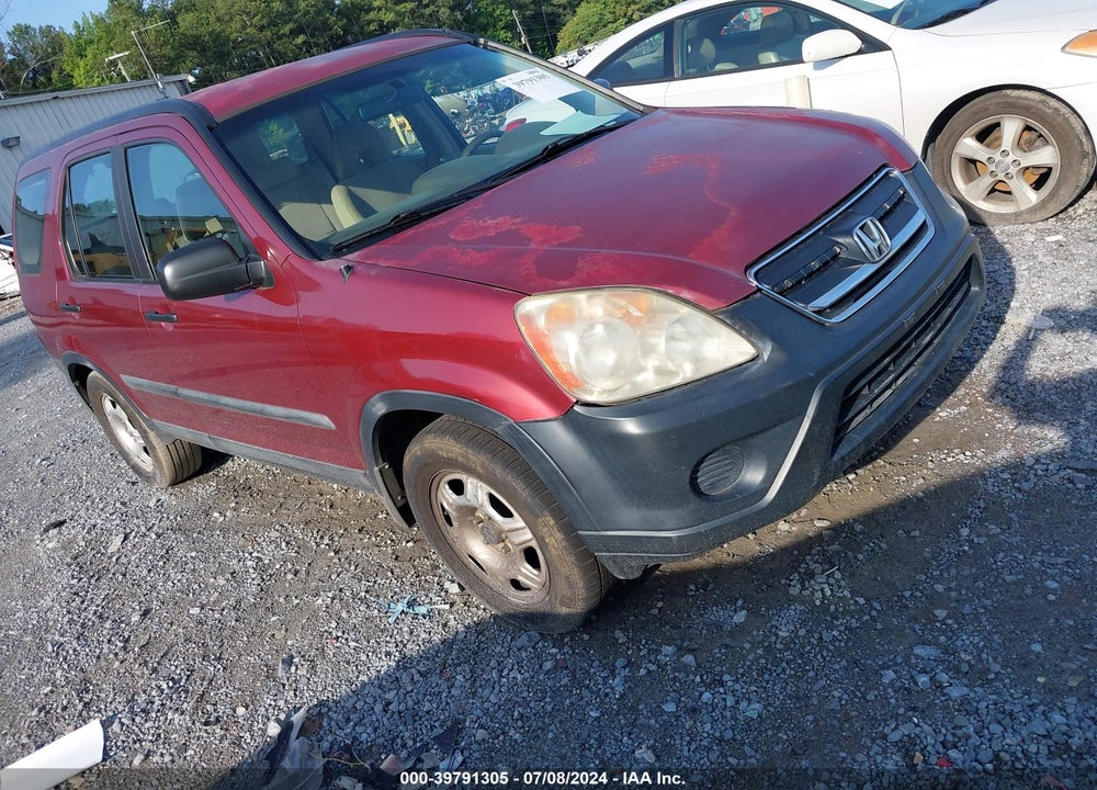 2005 HONDA CR-V LX VIN: SHSRD68535U307002
