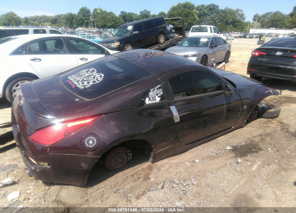 2005 NISSAN 350Z TOURING VIN: JN1AZ34D85M601524