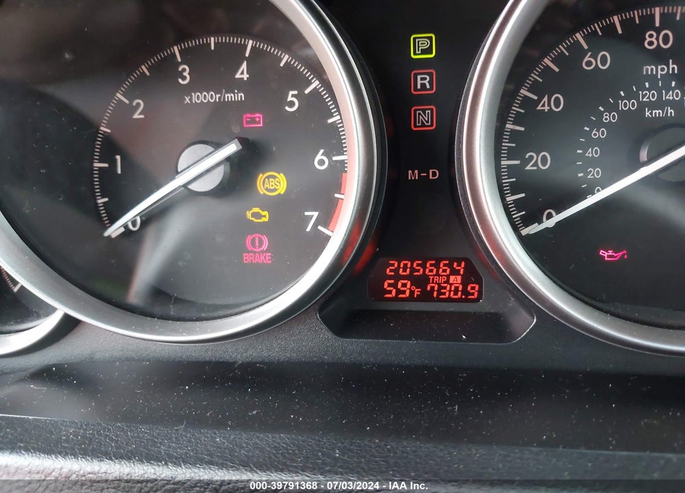 2011 MAZDA 6 I SPORT VIN: 1YVHZ8BH6B5M28519