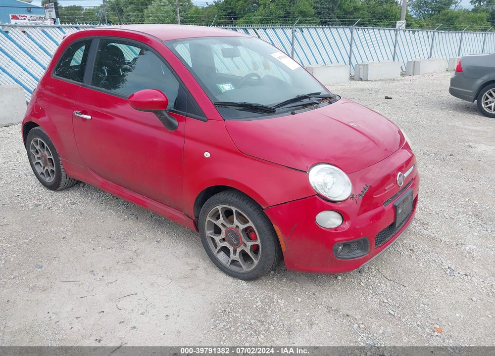 2012 FIAT 500 SPORT VIN: 3C3CFFBR7CT119217
