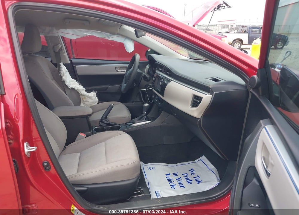 2016 TOYOTA COROLLA LE VIN: 5YFBURHE1GP568565