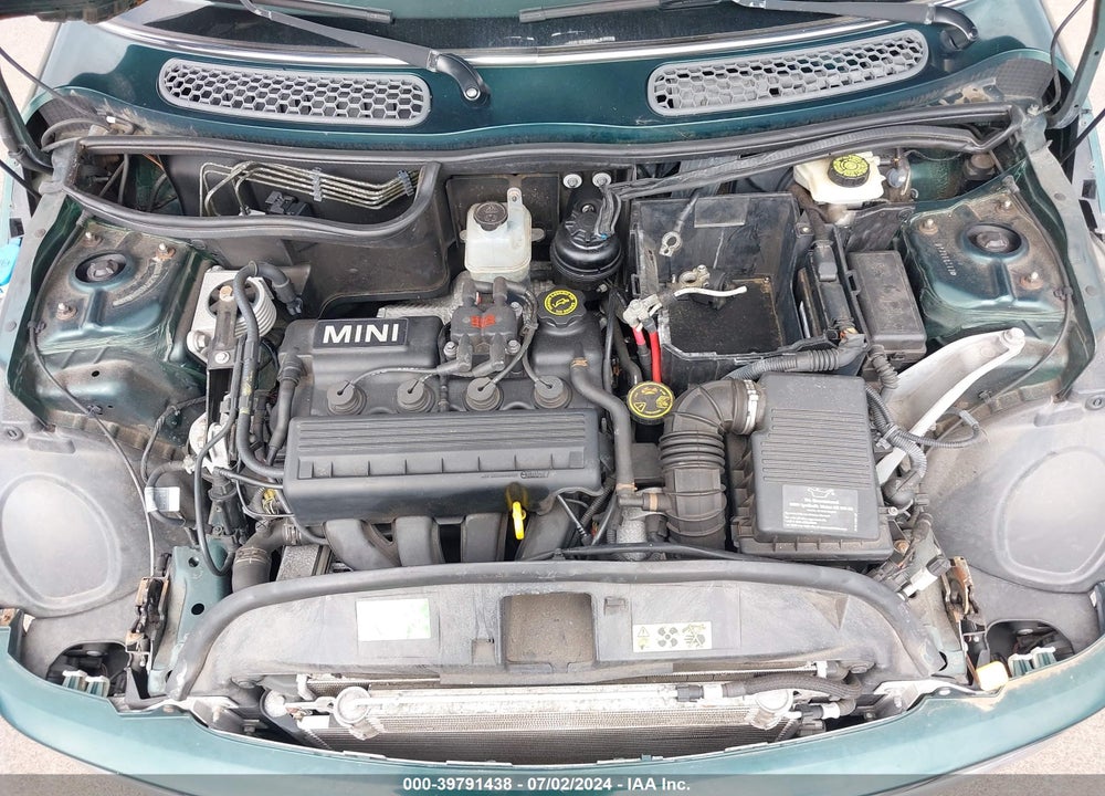 2002 MINI COOPER VIN: WMWRC33422TE10802