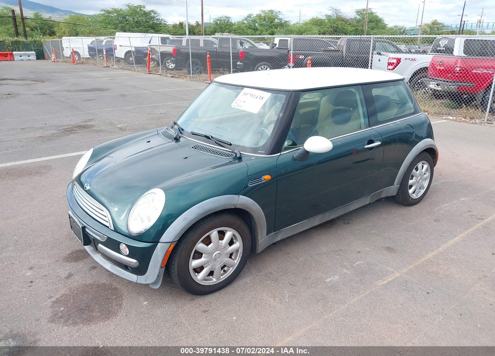 2002 MINI COOPER VIN: WMWRC33422TE10802