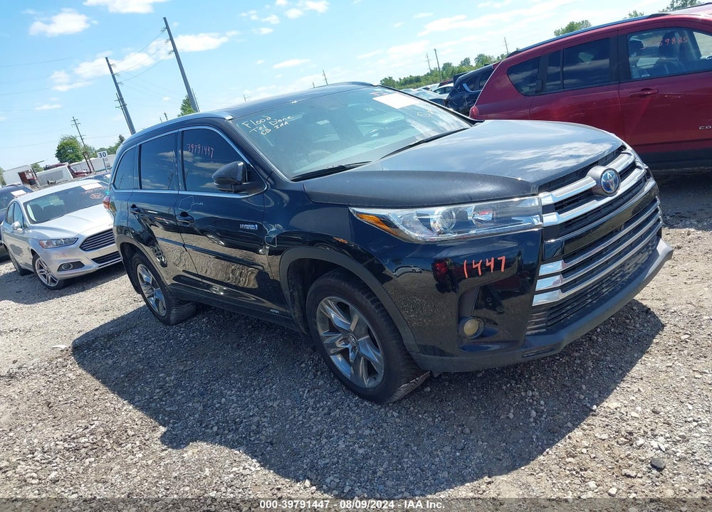 2018 TOYOTA HIGHLANDER HYBRID LIMITED PLATINUM VIN: 5TDDGRFH4JS049635