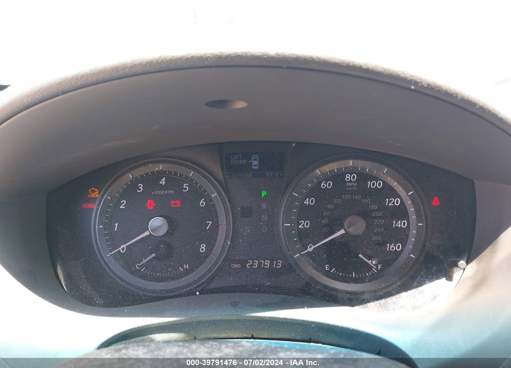 2007 LEXUS ES 350 VIN: JTHBJ46G072114076