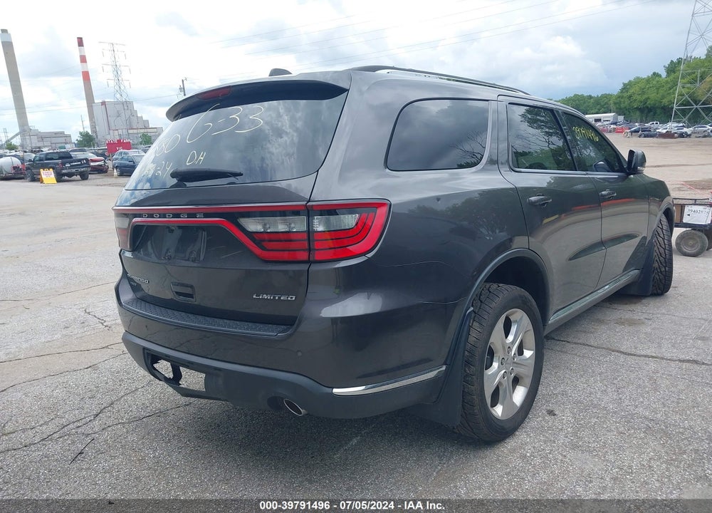 2015 DODGE DURANGO LIMITED VIN: 1C4RDJDG7FC112214