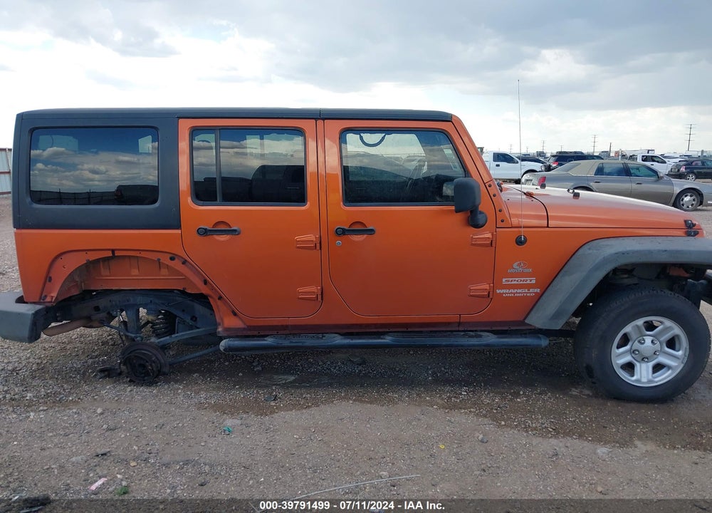 2011 JEEP WRANGLER UNLIMITED SPORT VIN: 1J4BA3H1XBL636392