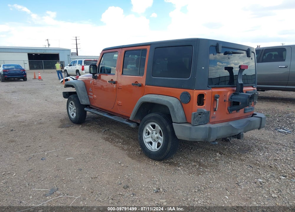2011 JEEP WRANGLER UNLIMITED SPORT VIN: 1J4BA3H1XBL636392