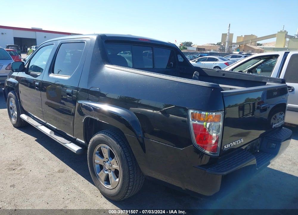 2008 HONDA RIDGELINE RTL VIN: 2HJYK16588H505552