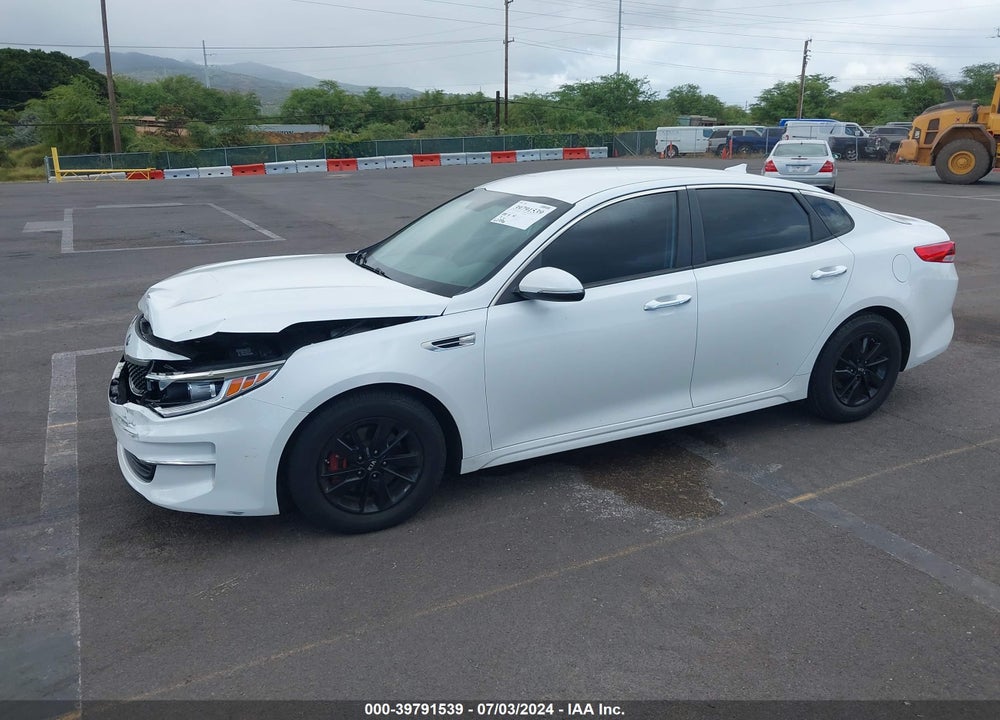 2016 KIA OPTIMA LX TURBO VIN: 5XXGT4L18GG009541
