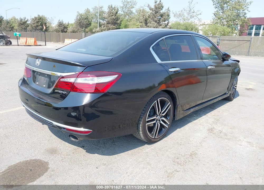 2016 HONDA ACCORD SPORT VIN: 1HGCR2F50GA058715