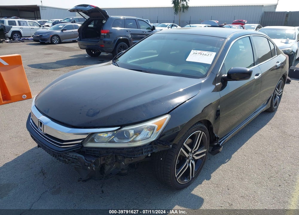 2016 HONDA ACCORD SPORT VIN: 1HGCR2F50GA058715