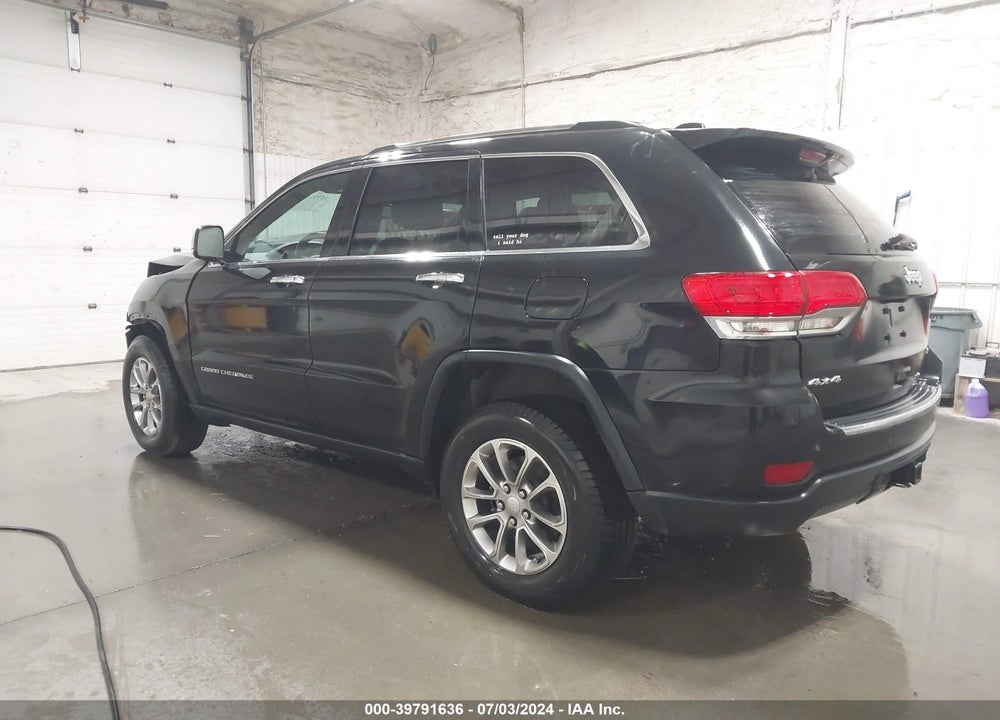2016 JEEP GRAND CHEROKEE LIMITED VIN: 1C4RJFBG8GC478239