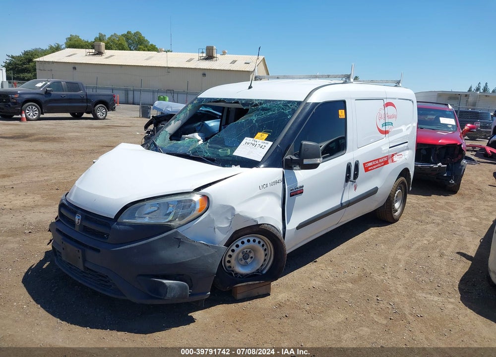 2017 RAM PROMASTER CITY TRADESMAN SLT VIN: ZFBERFBB6H6E44852