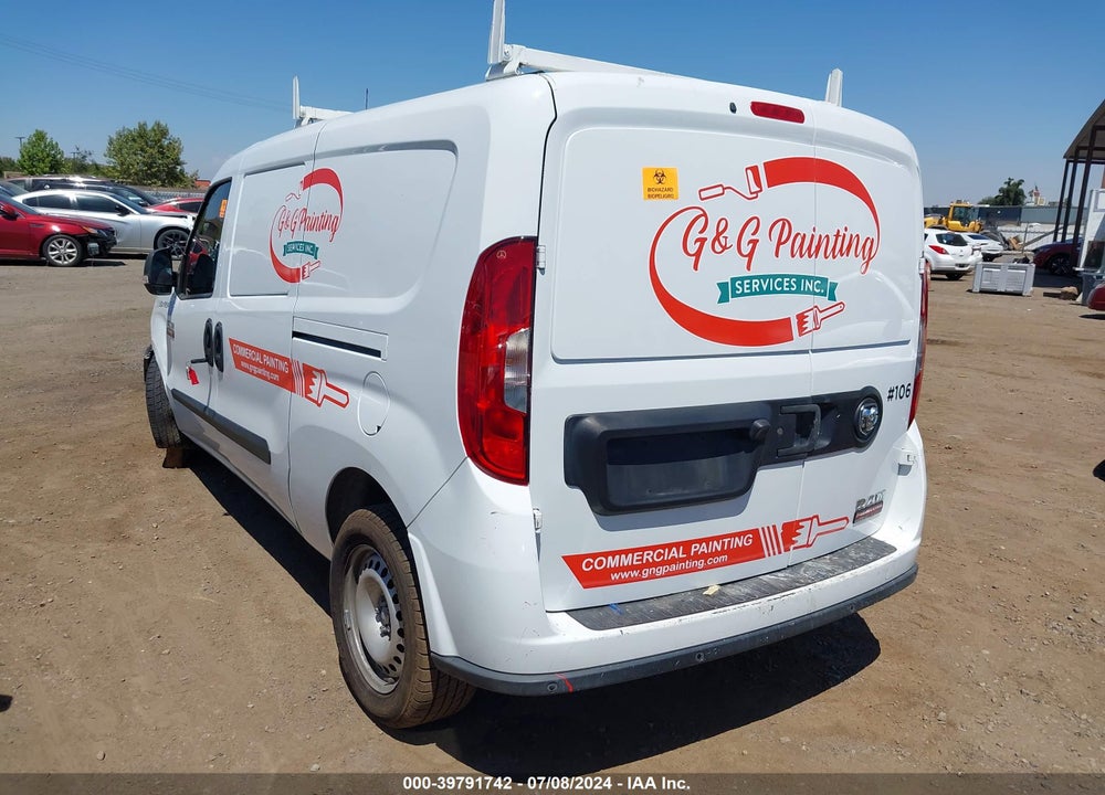 2017 RAM PROMASTER CITY TRADESMAN SLT VIN: ZFBERFBB6H6E44852