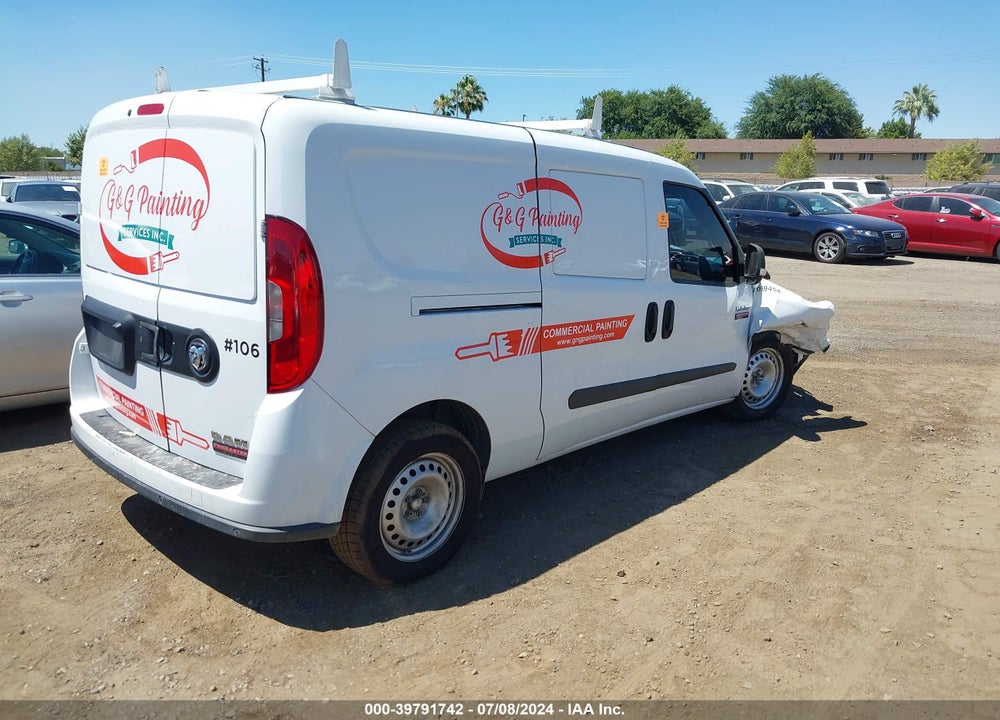 2017 RAM PROMASTER CITY TRADESMAN SLT VIN: ZFBERFBB6H6E44852