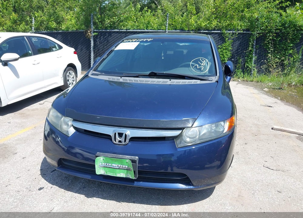 2007 HONDA CIVIC LX VIN: 1HGFA16597L004865