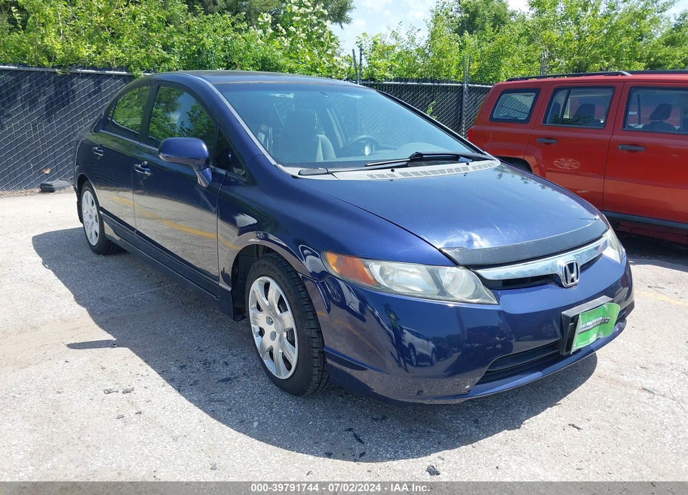 2007 HONDA CIVIC LX VIN: 1HGFA16597L004865