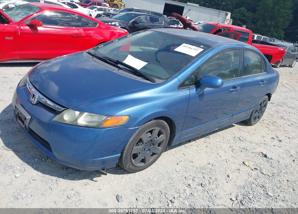 2006 HONDA CIVIC LX VIN: 1HGFA16526L153536