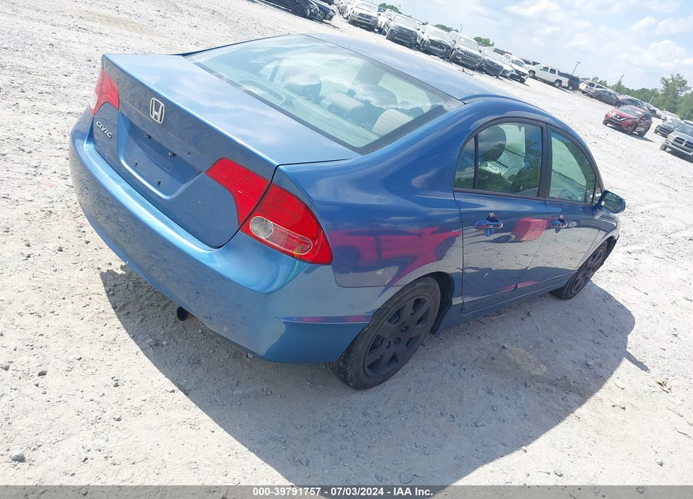 2006 HONDA CIVIC LX VIN: 1HGFA16526L153536