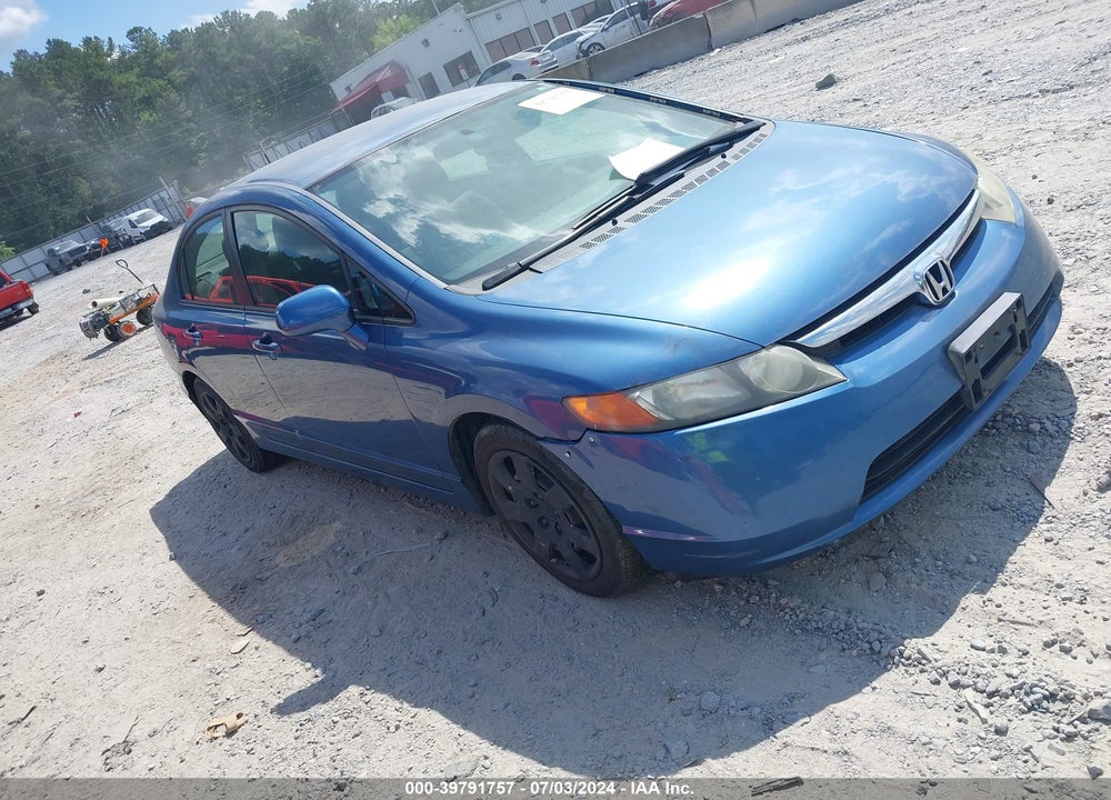 2006 HONDA CIVIC LX VIN: 1HGFA16526L153536