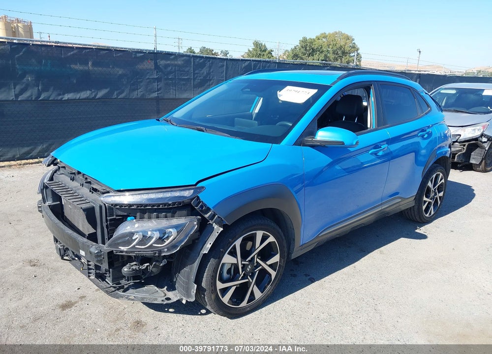 2022 HYUNDAI KONA LIMITED VIN: KM8K53A30NU805383