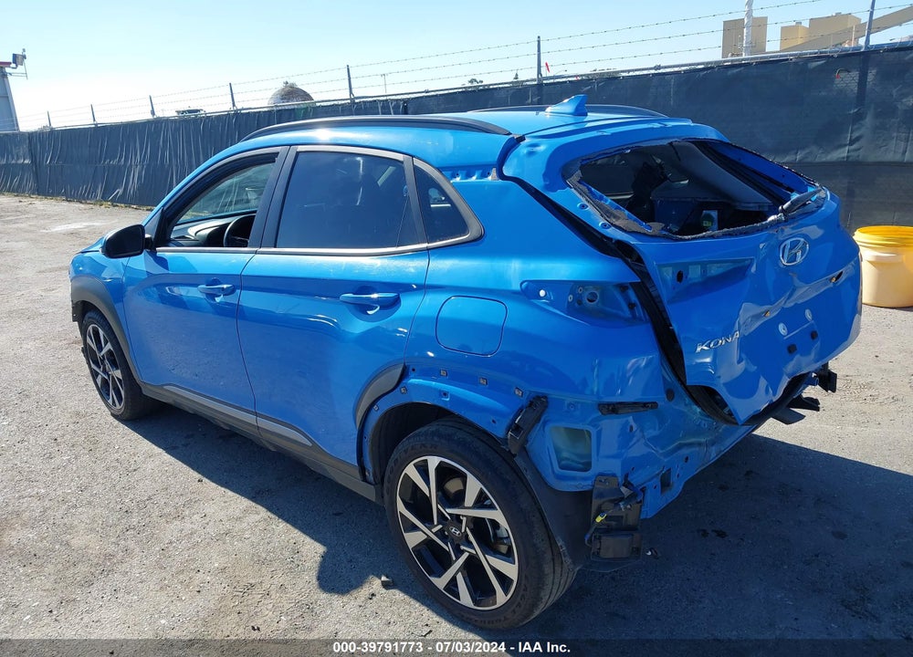 2022 HYUNDAI KONA LIMITED VIN: KM8K53A30NU805383
