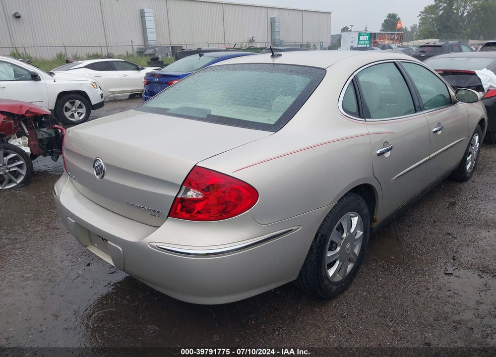 2008 BUICK LACROSSE CX VIN: 2G4WC582681373883