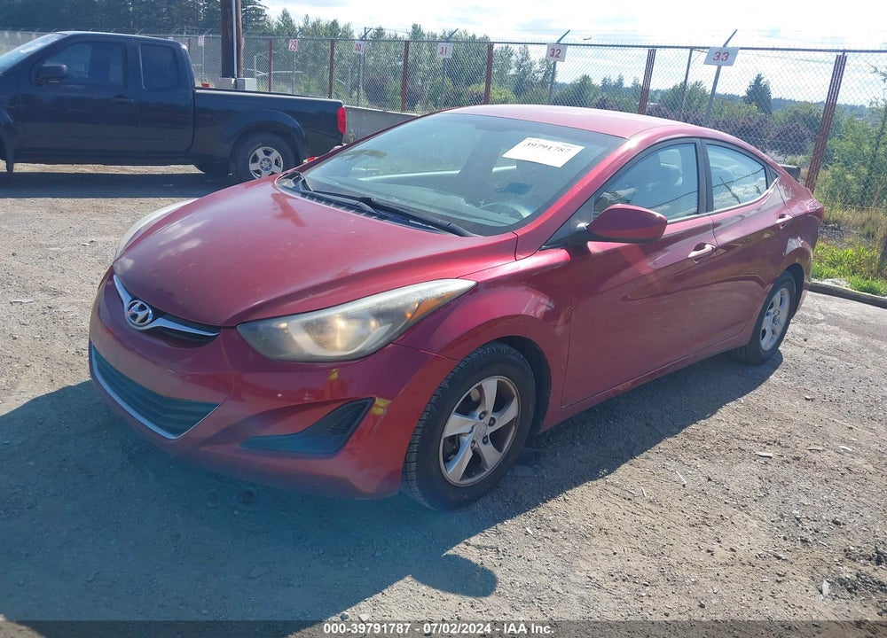 2014 HYUNDAI ELANTRA SE VIN: 5NPDH4AE0EH517630