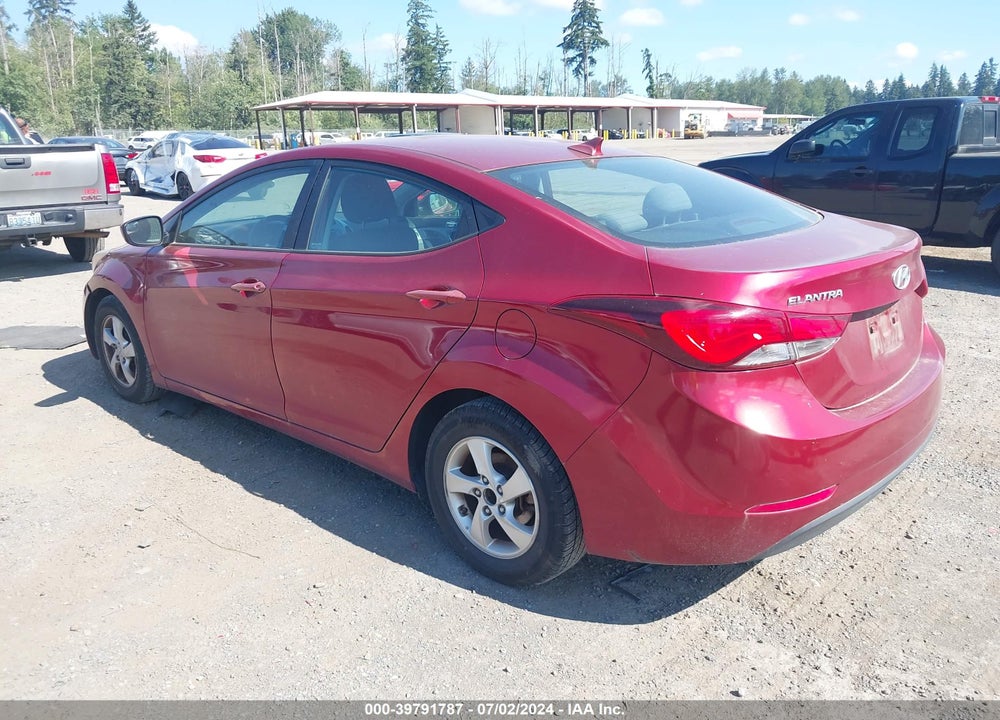 2014 HYUNDAI ELANTRA SE VIN: 5NPDH4AE0EH517630