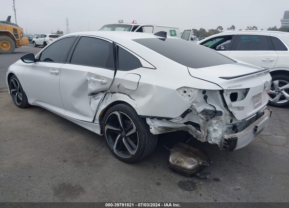 2022 HONDA ACCORD SPORT VIN: 1HGCV1F39NA032020