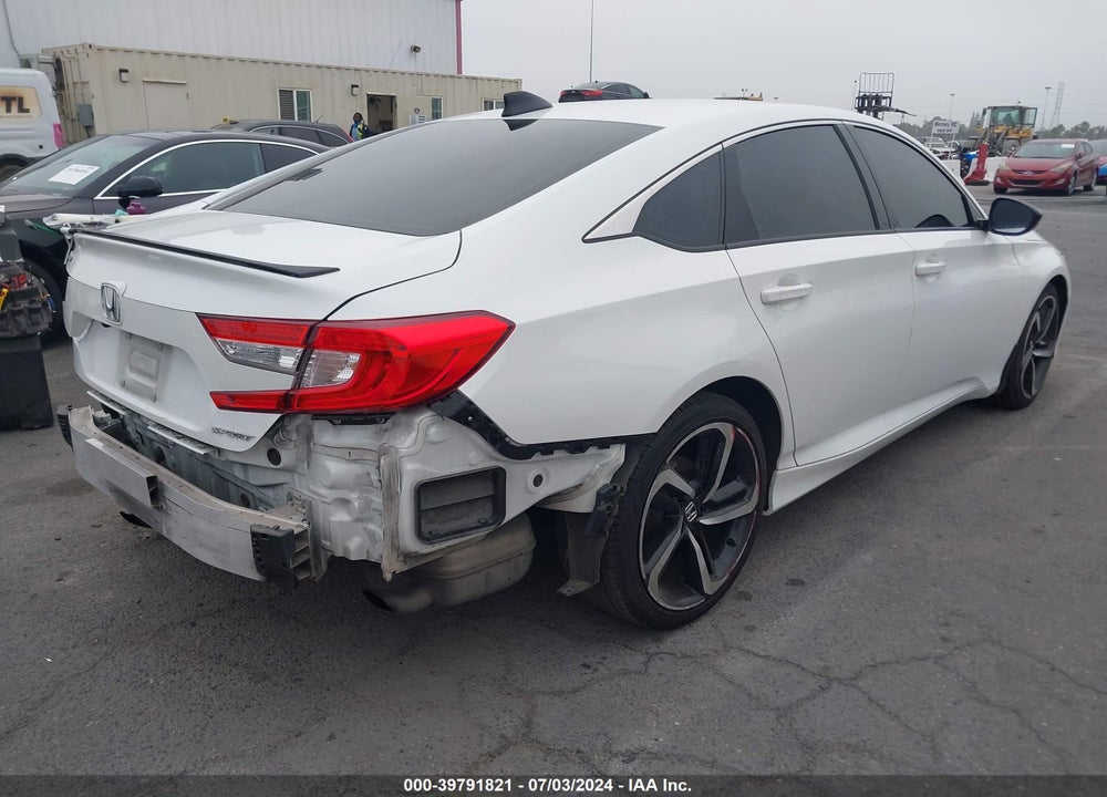 2022 HONDA ACCORD SPORT VIN: 1HGCV1F39NA032020