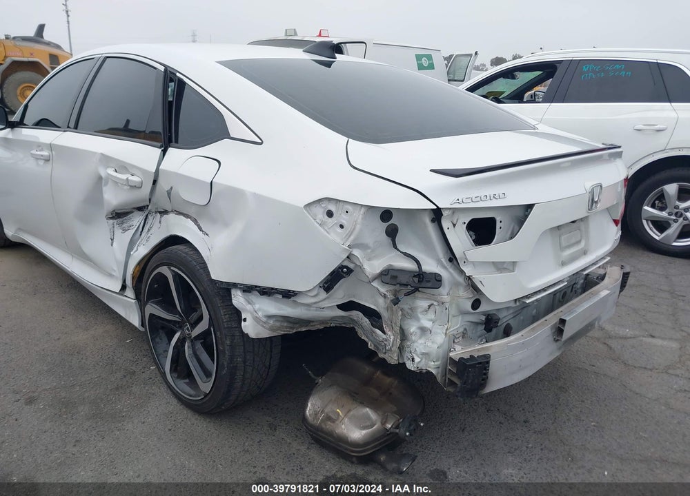 2022 HONDA ACCORD SPORT VIN: 1HGCV1F39NA032020