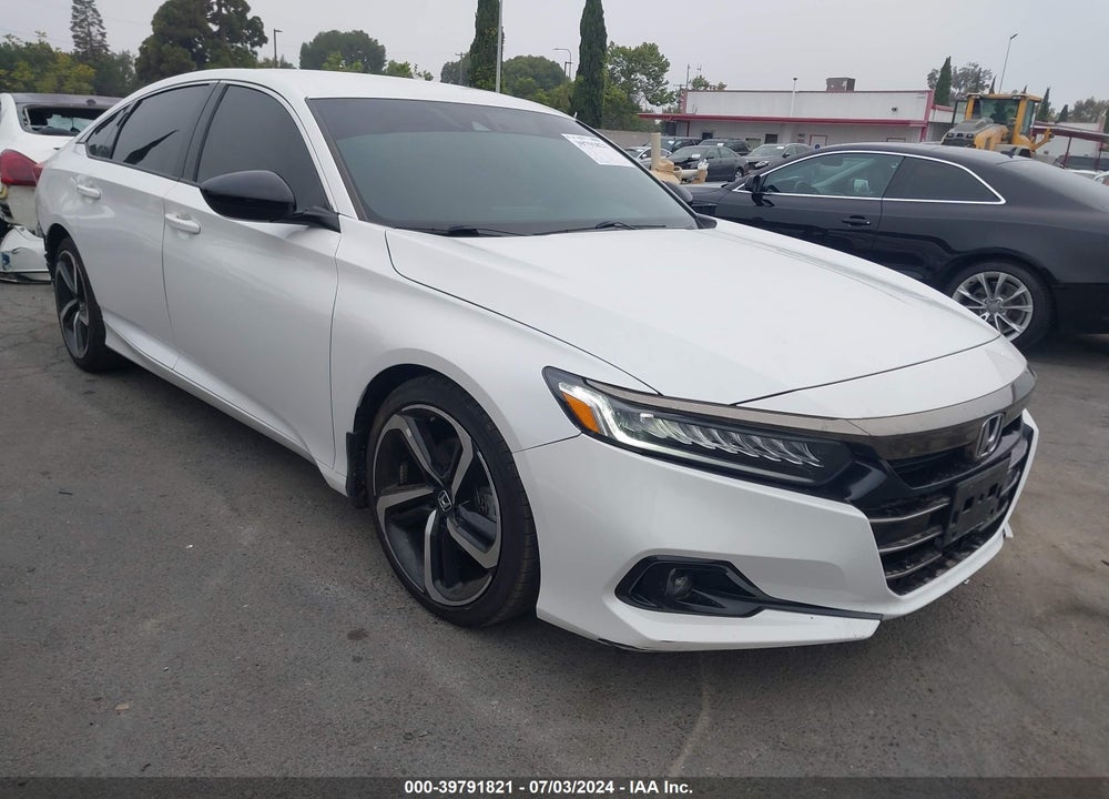 2022 HONDA ACCORD SPORT VIN: 1HGCV1F39NA032020