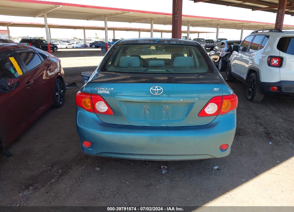 2009 TOYOTA COROLLA LE VIN: JTDBL40E199045413