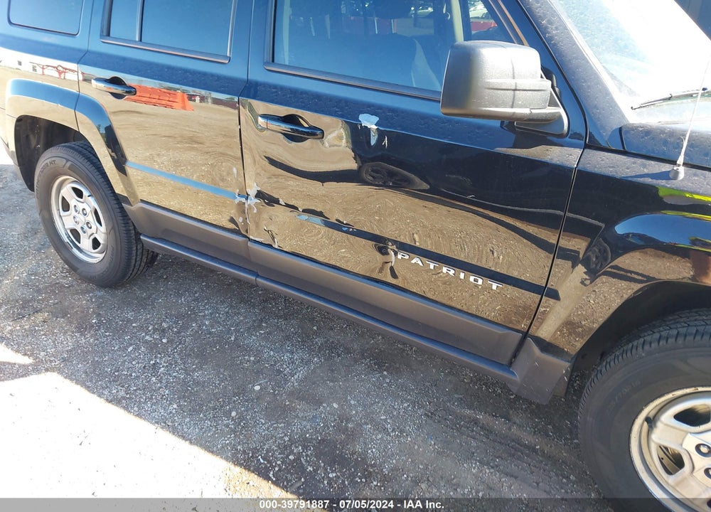 2015 JEEP PATRIOT SPORT VIN: 1C4NJRBB2FD283699