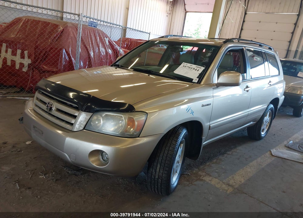 2005 TOYOTA HIGHLANDER LIMITED V6 VIN: JTEEP21A750119753